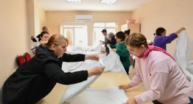 Deprem bölgesine kefen hazırlıyorlar