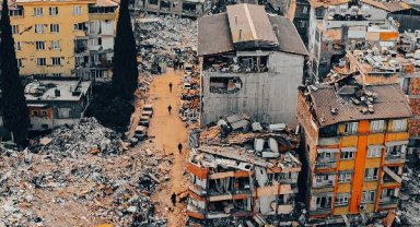Depremde Hatay'daki yıkım dronla görüntülendi