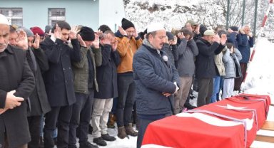 Depremde hayatını kaybeden tekniker, Gümüşhane'de toprağa verildi