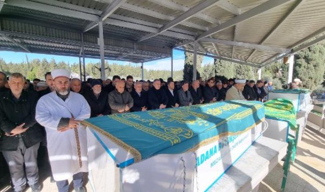 Depremde ölen avukat, eşi ve ikizleri son yolculuklarına uğurlandı