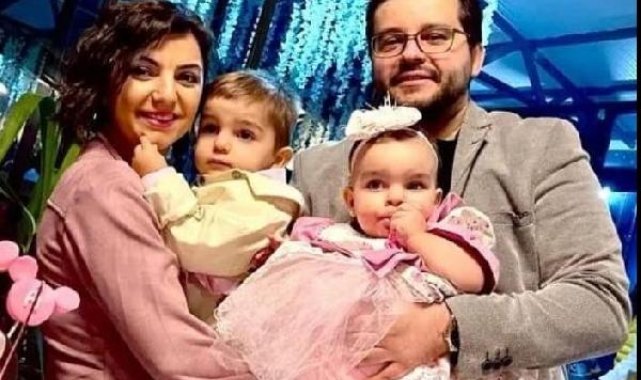 Depremde ölen Damla öğretmen ve 2 çocuğu toprağa verildi