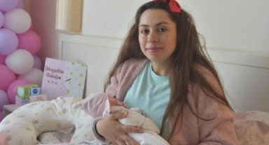 Depremzede Işıl, Hatay'dan geldiği Bodrum'da doğum yaptı