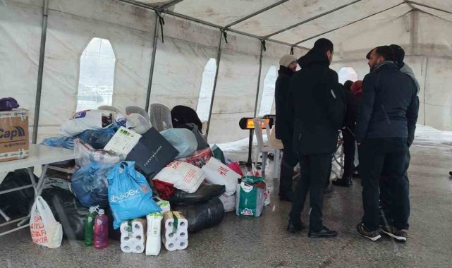 Depremzedeler için tek yürek oldular