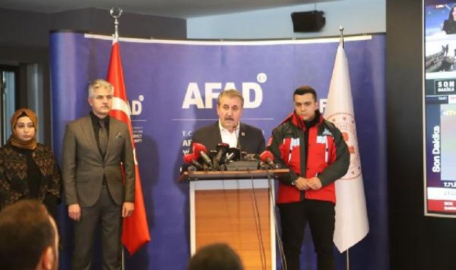 Destici: Partiler kalan 3 milyar liralık hazine yardımını deprem bölgelerine bağışlasın