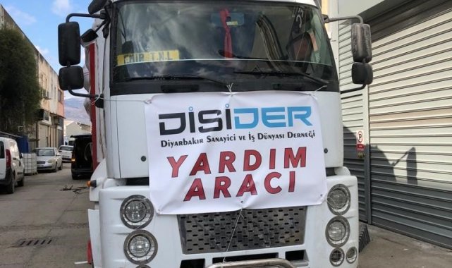 DİSİDER'den depremzedelere destek