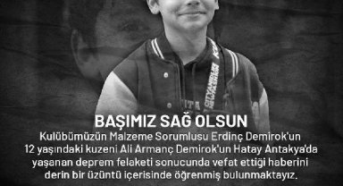 Efeler 09 SFK Ali Armanç'a ağlıyor