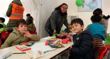 Elbistan'da depremzede çocuklara psikososyal destek eğitimi