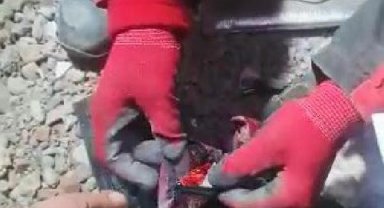 Enkazda bulunan 500 bin TL'lik altın ve döviz sahibine teslim edildi