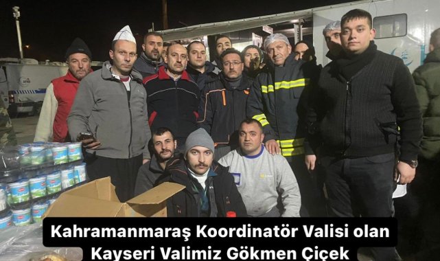 Erciyes Anadolu Holding, deprem bölgesinde her öğün bin 200 kişilik yemek çıkarıyor
