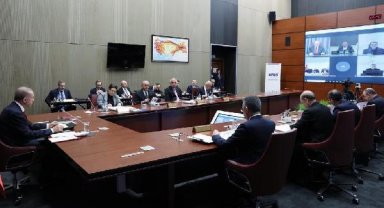 Erdoğan: Hedefimiz 1 yıl içerisinde konutları yeniden inşa ve ihya etmek