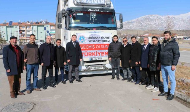 Erzincan TSO'nun 2. yardım tırı yola çıktı