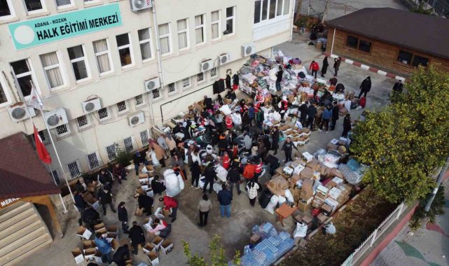 Evlerinden sağ kurtulan Kozanlı depremzedeler diğer illerdeki depremzedeler için seferber oldu