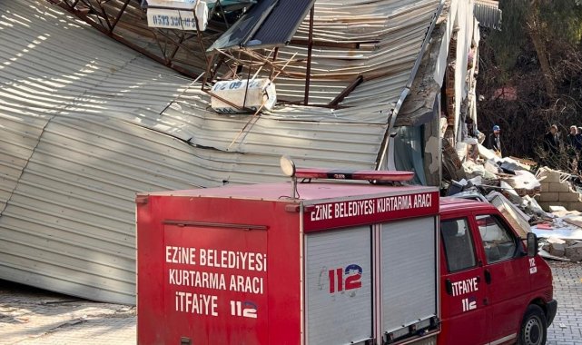 Ezine Belediye Başkanı Güray Yüksel deprem bölgesinde