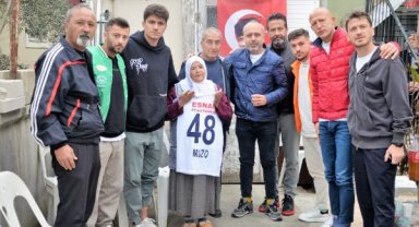 Fethiyespor'dan Kılınç'ın ailesine ziyaret