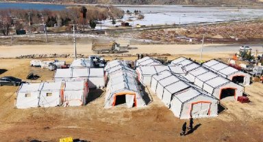 Fransa'nın sahra hastanesi Adıyaman, Gölbaşı'nda hizmete girdi
