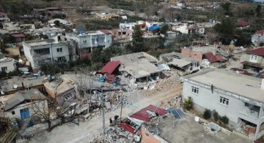 Gaziantep- Fay hattı üzerine kurulu köy depremde yerle bir oldu