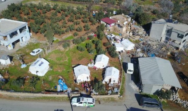 Gaziantep Nurdağı'nda çadırlar köylere ulaştı