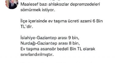 Gaziantep Valisi'nden nakliyecilere tepki