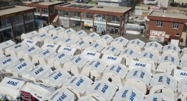 Gaziantep'te 80 bin kişilik çadır ve konteyner kentler
