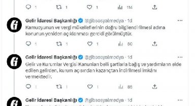 Gelir İdaresi Başkanlığı: Bağış ve yardımlar vergiden değil, matrahtan düşülmektedir