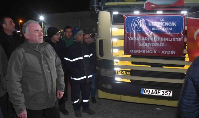 Germencik'ten ilk yardım tırı yola çıktı