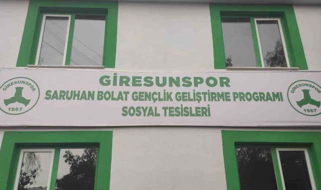 Giresunspor, altyapı tesislerine Saruhan Bolat'ın adını verdi