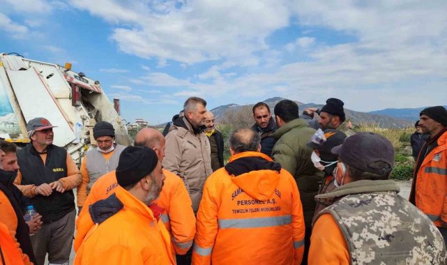 Gölcük Belediyesi Hatay'da yaraları sarıyor