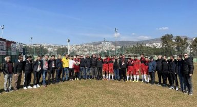Göztepe taraftarlarından Karşıyaka'ya ziyaret
