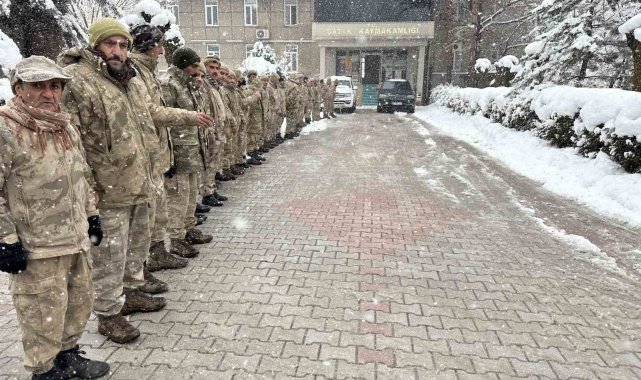 Güvenlik korucuları deprem bölgesine sevk edildi