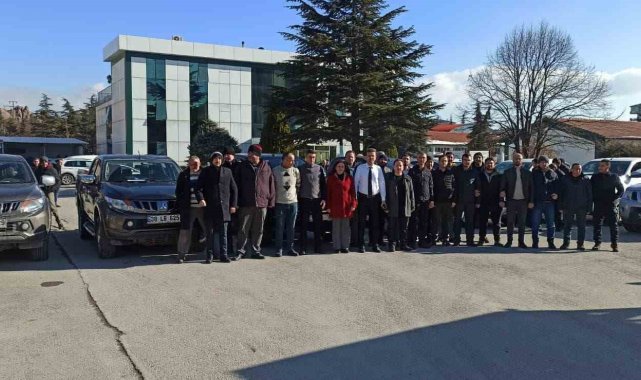 Hasar tespit çalışmasına katılacak ekip afet bölgesine uğurlandı