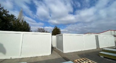 Hatay'da 4 bin kişilik iki konteyner kentin kurulumuna başlandı