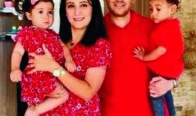 Hatay'da enkazda kalan astsubay ve ailesi, Çanakkale'de toprağa verildi