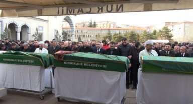 Hatay'da enkazda kalan anne ve 2 çocuğu, Kırıkkale'de defnedildi
