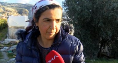 Hatay'da yarıkların oluştuğu 3 kilometrelik yol çöktü