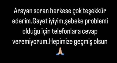 Hataysporlu Bertuğ'dan sevindirici paylaşım: Gayet iyiyim