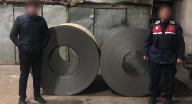 İş yerinden 2 milyon liralık sac hırsızlığına 3 gözaltı