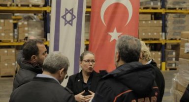 İsrail Büyükelçisi Lillian, AFAD'a 60 ton yardım malzemesi teslim etti