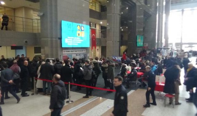 İstanbul Adliyesi'nde kan bağışı yoğunluğu
