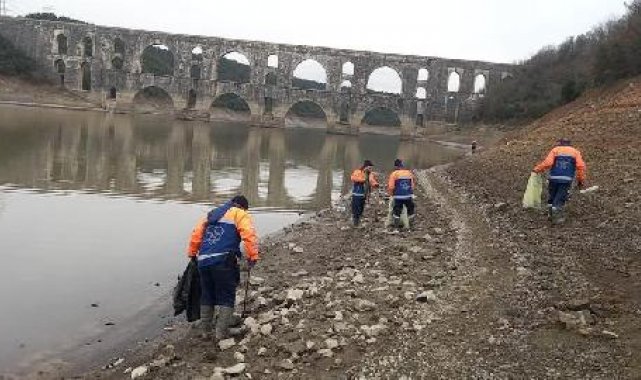 İstanbul barajlarından 26 ton atık çıktı