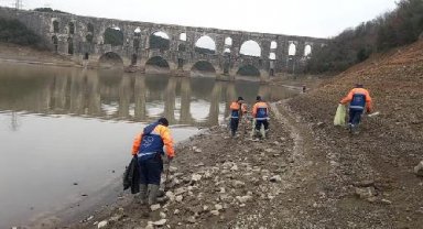 İstanbul barajlarından 26 ton atık çıktı