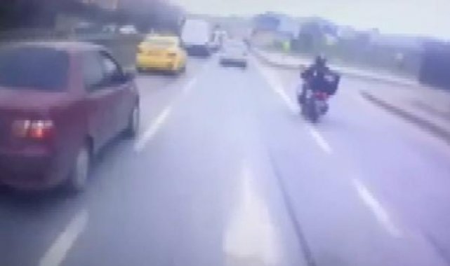 İstanbul'da meydana gelen trafik kazaları kamerada