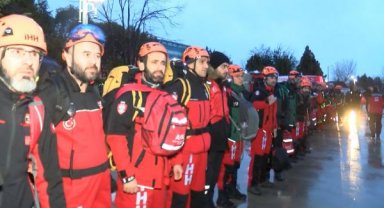 İstanbul'dan deprem bölgesine arama kurtarma ekipleri gidiyor- 2