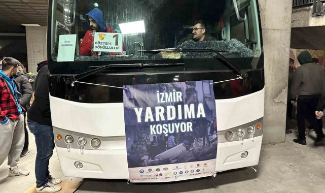 İzmir takımları, depremzedelere yardıma devam ediyor