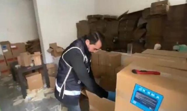 İzmir'de 1 ton sahte etil alkol ele geçirildi