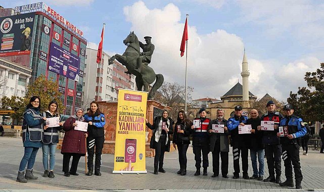 Jandarma ve Emniyet Ortak KADES bilgilendirmesi yaptı