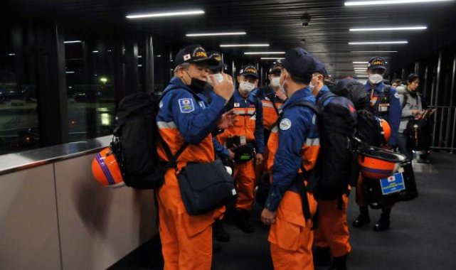 Japon arama kurtarma ekibi Türkiye'ye geldi