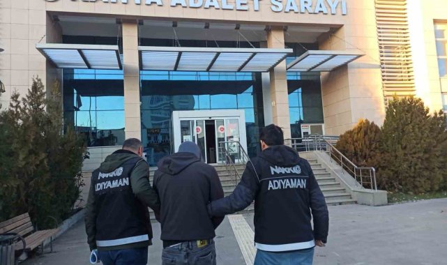 Kahta'da uyuşturucu ile yakalanan 1 kişi tutuklandı