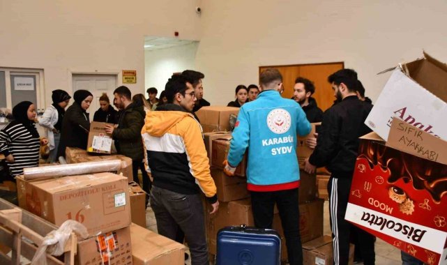 Karabük depremzedeler için 9 milyon lira yardım topladı