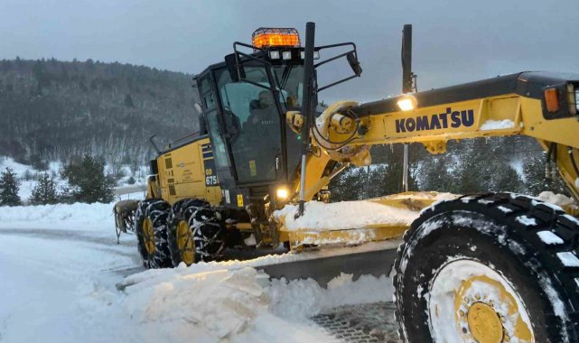 Karabük'te 21 köy yolu ulaşıma kapalı
