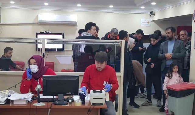 Karabük'te deprem bölgeleri için kan bağışı yoğunluğu yaşanıyor